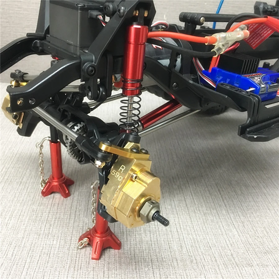 Блок рулевого управления с потайным весом медный для 1/10 Traxxas Trx 4 RC | Игрушки и