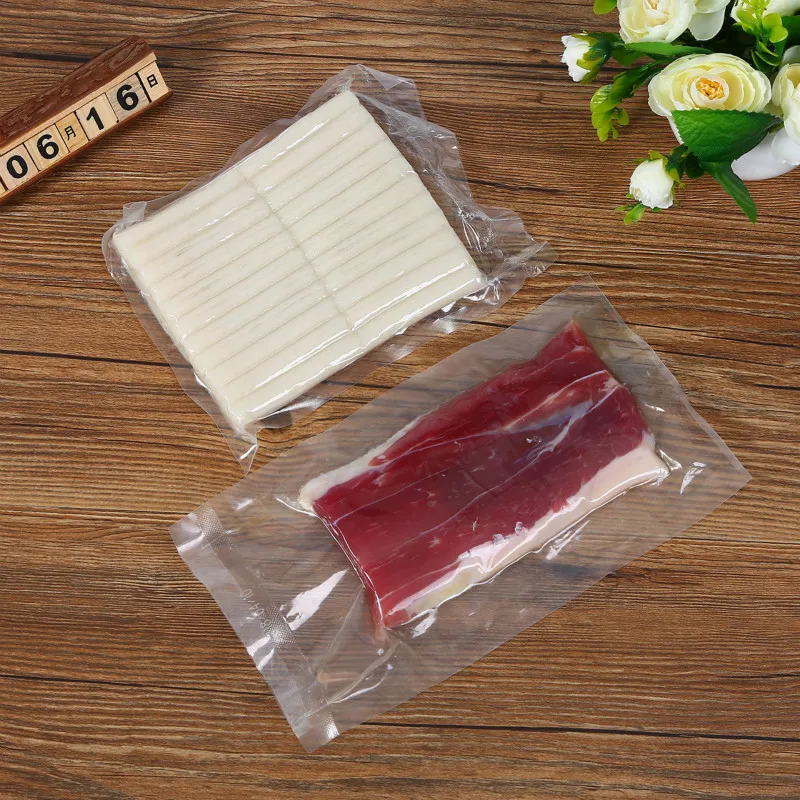 100pcs Fresh vacuum bag transparent plastic food packaging bags clear large pouch package | Дом и сад