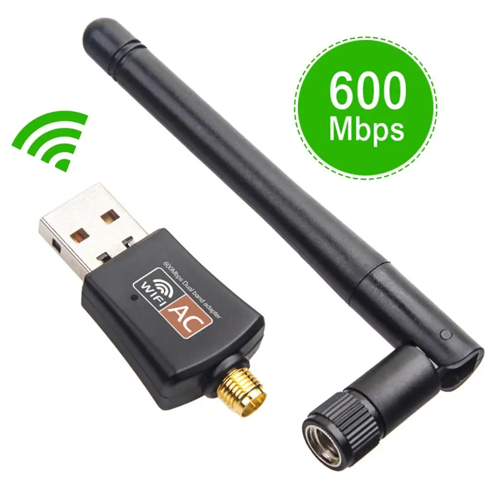 Лидер продаж беспроводной мини USB Wi-Fi роутер 600 Мбит/с адаптер для ПК сетевая LAN