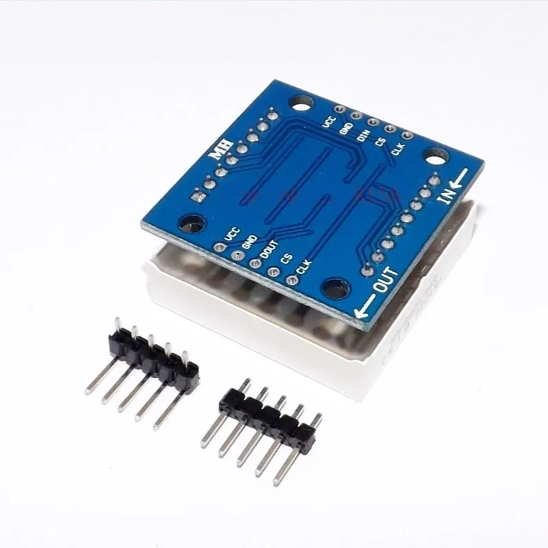 Точечный матричный модуль Thinary Electronic MAX7219 микроконтроллера набор сделай сам с
