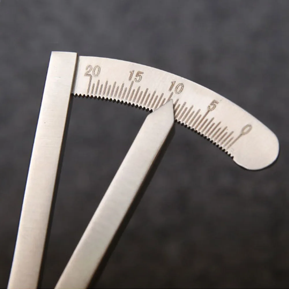 Crossed Line DIY Spacing Gauge Professional Creaser Edge Ranging Manual Leather Tool Portable Mini Adjustable Craft Blank Holder | Дом и сад