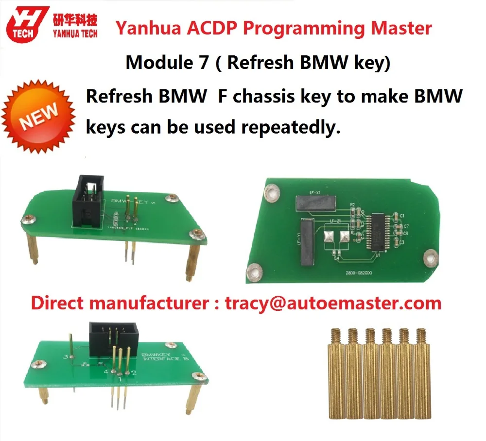 Новейший ключевой программатор для BMW Полная серия CAS FEM BDC is код all key lost Yanhua Mini ACDP