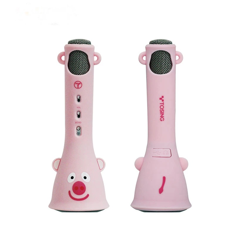 Детский микрофон для караоке Портативный беспроводной Bluetooth голосовой микшер