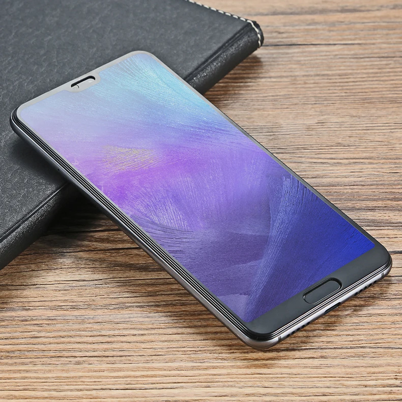 

3D Full Cover Curved Nova 3E Tempered Glass Screen Protector for Huawei P20 glass P20 Pro lite Screen Protective film Black Blue