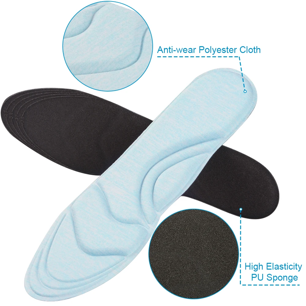 Ортопедические подушки для обуви Elino 4D стельки из губчатой арки с поддержкой на