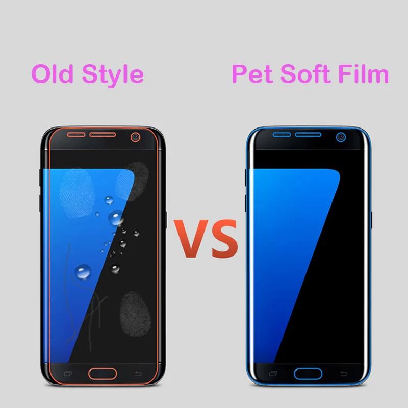 Мягкая пленка из ПЭТ для Samsung S10 S6 S7 Edge S8 S9 PLUS 2 шт. Защита экрана Note 8 9 полноэкранная