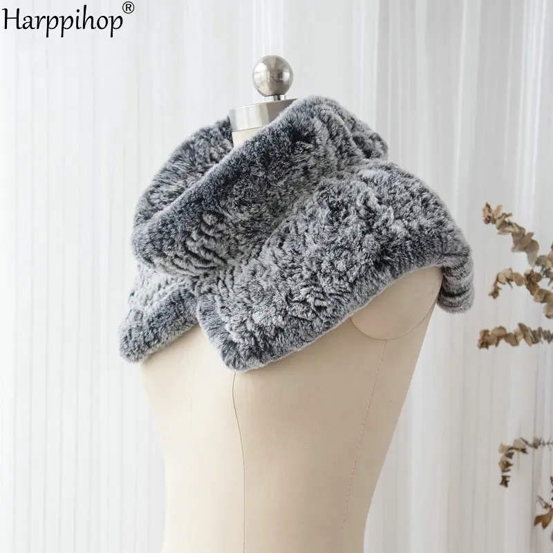 Женская шаль из натурального меха пончо Пашмина с кроличьим мехом новинка зимы