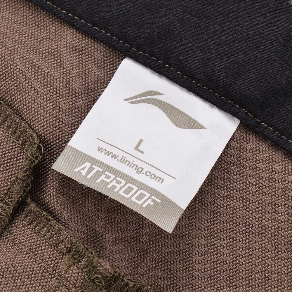 Li Ning мужские спортивные штаны для улицы быстросохнущие обычная посадка 88%