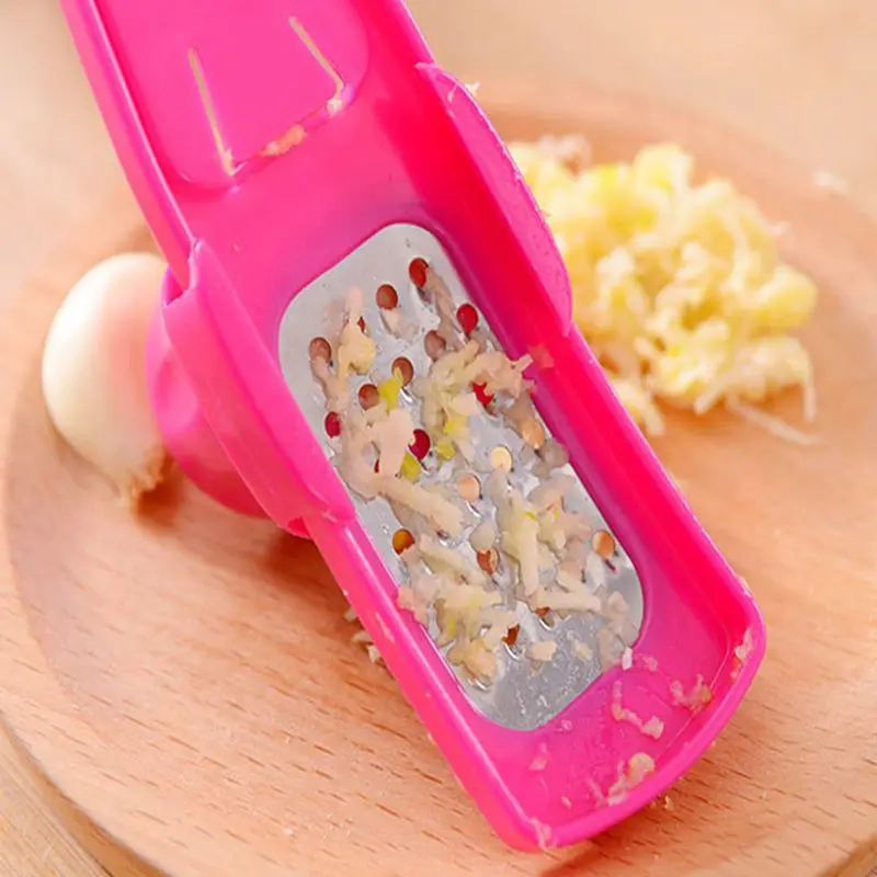 1 шт. многофункциональные пластиковые прессы для чеснока из нержавеющей