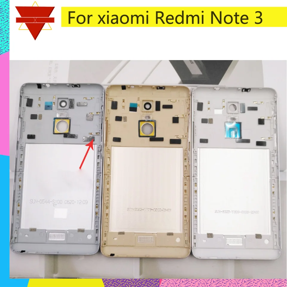 Новинка 5 &quotдля Xiaomi Redmi Note 3 Крышка батарейного отсека задняя крышка Дверь для Note3