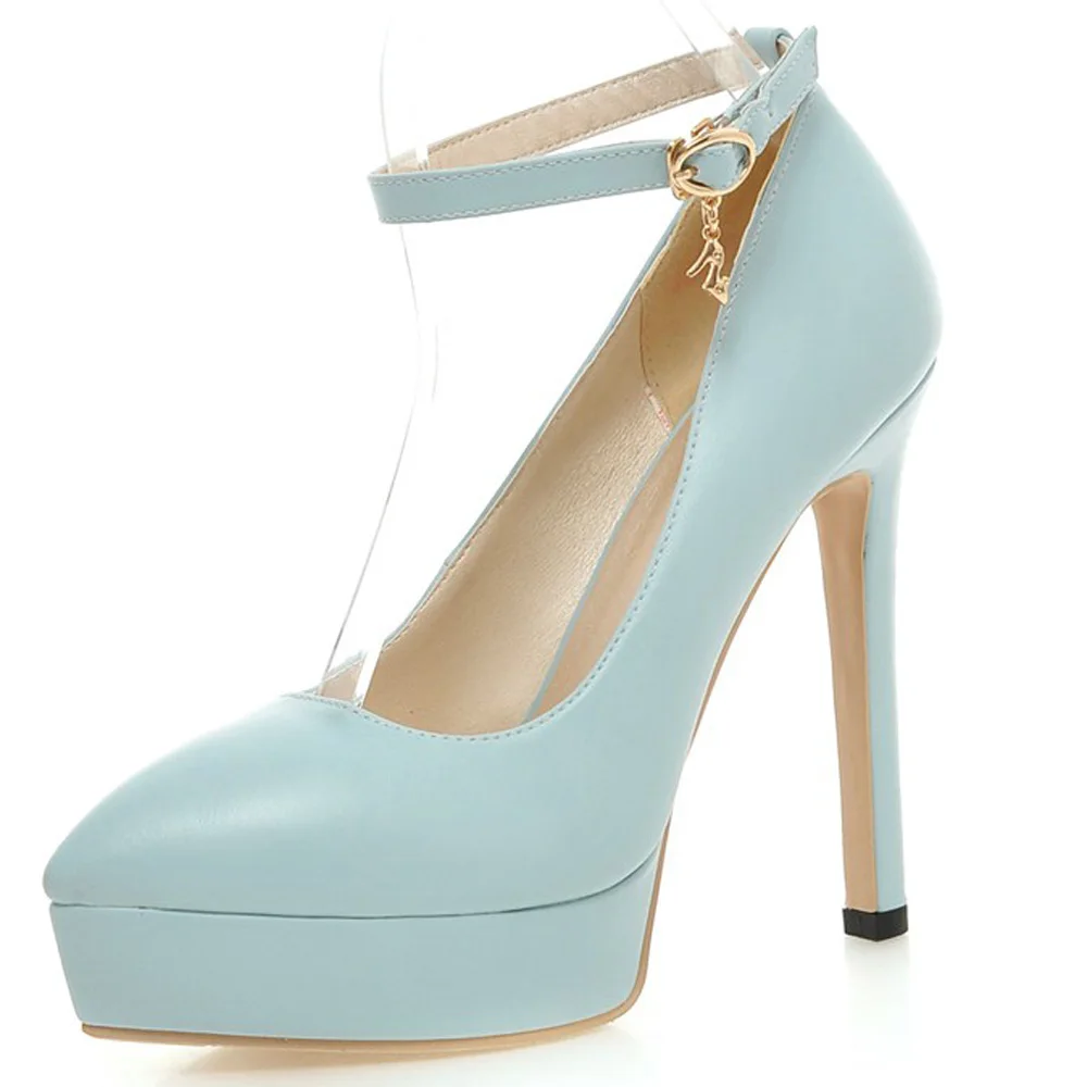 Женские пикантные туфли-лодочки на платформе и высоком каблуке женская обувь с