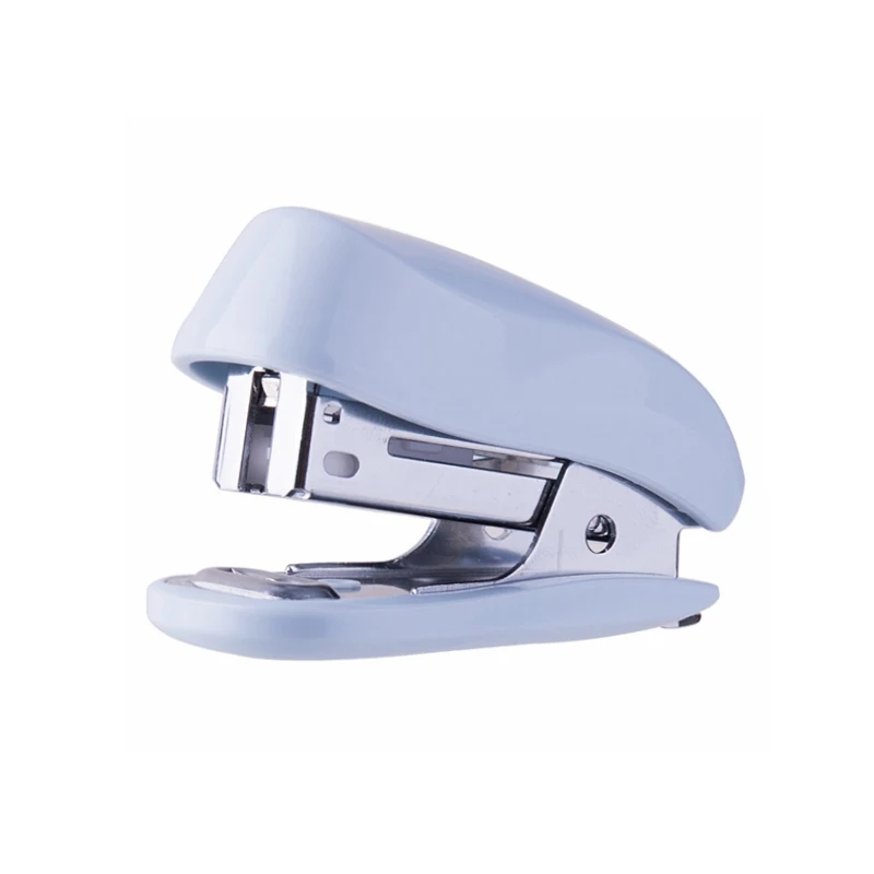 Мини-степлер набор ручной пластиковый цветной милый стиль со скобами 26/6 1000 шт