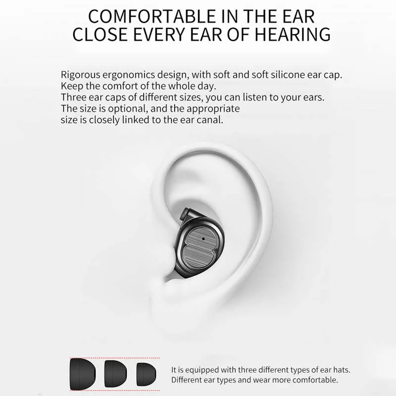 TWS-8 Wireless Earphone Bluetooth 5.0 Earphones Touch Control Headphones Mini Earbuds Waterproof Stereo Mobile Phone Headset | Электроника