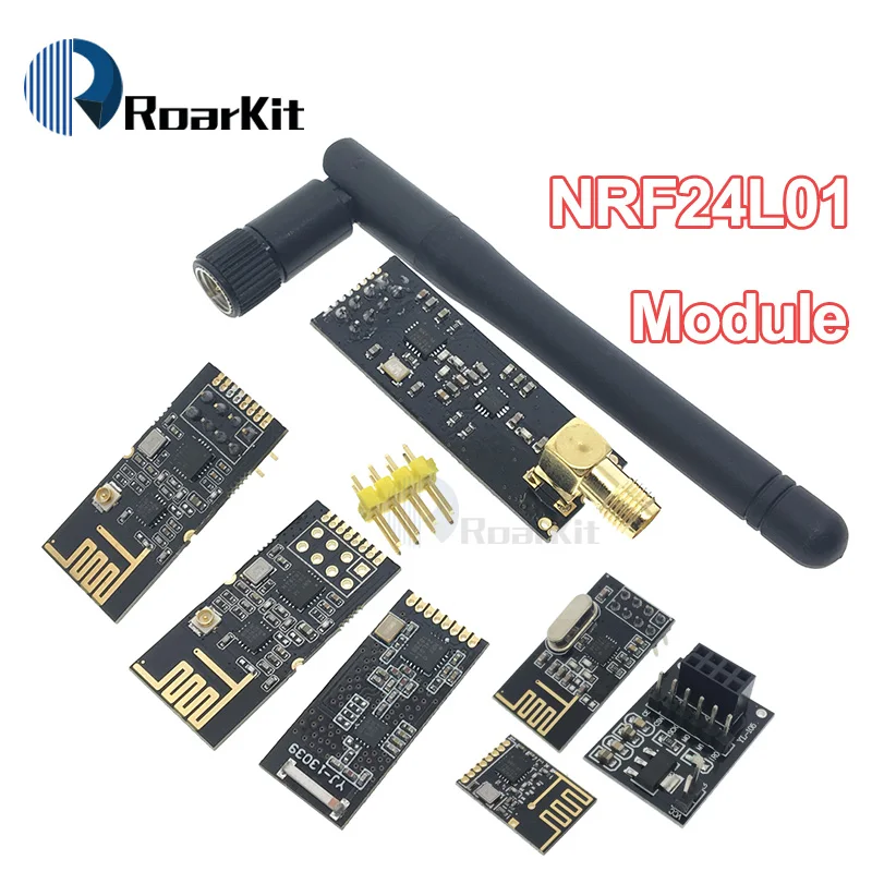 Плата адаптера GT-24 NRF24L01 + PA + LNA (с антенной), плата 2,4G, модуль беспроводной передачи данных на большие расстояния 1100 метров