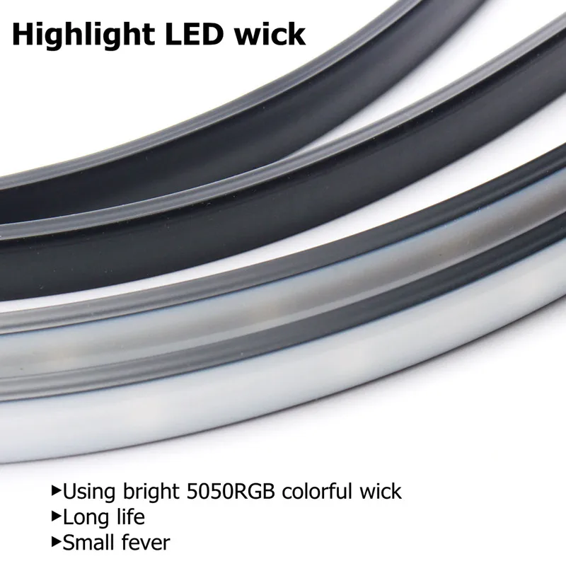 Niscarda 4 шт 12V IP65 Bluetooth App Управление RGB Светодиодные ленты под автомобиль 60 90 120 см Tube Underglow днища Системы неоновый светильник