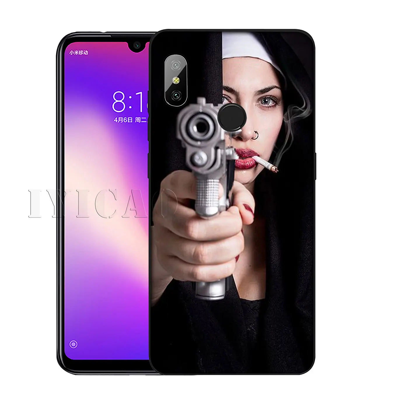 IYICAO Sister nun Модный мягкий силиконовый чехол для телефона Xiaomi Redmi K20 8A 7A 6A 5A S2 4X 4A GO Note 8