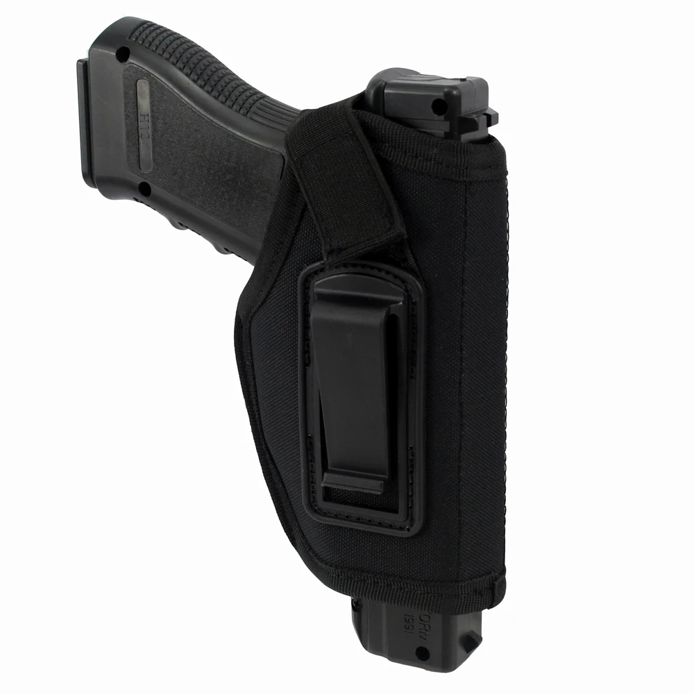 BK Тактический Пистолет IWB кобура скрытый чехол для переноски для компактного пистолета Чехол-держатель - Цвет: BK