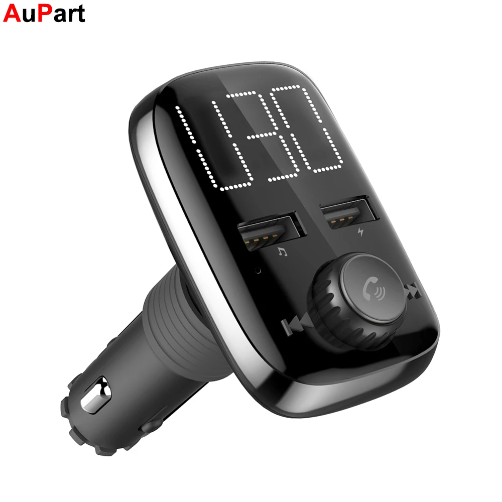 Fm передатчик Bluetooth Автомобильный трансмиссор Hands Free TF модулятор трансметтеура