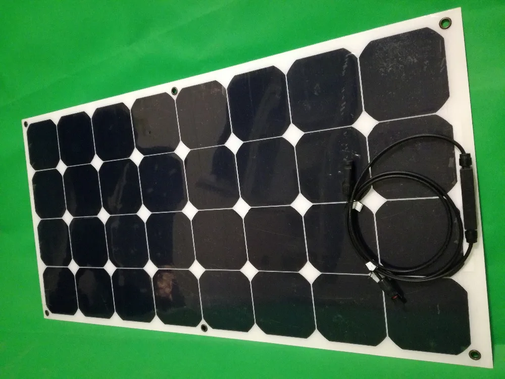 1*100 Вт полугибкая PVsolar панель для лодки/гольф кары/зарядного