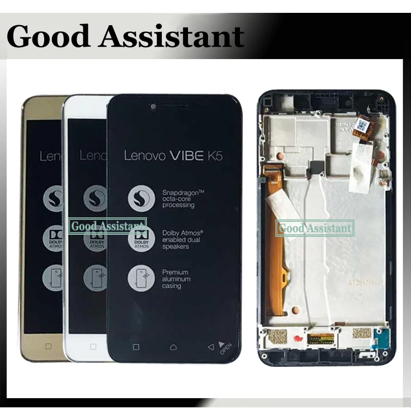 Для lenovo Vibe K5 A6020l37 A6020l36 A6020a40 Plus A6020a46 Lemon 3 ЖК дисплей + кодирующий преобразователь