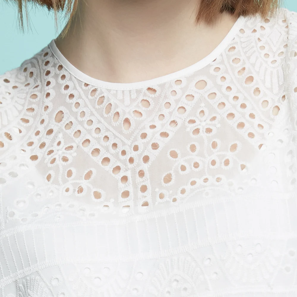 Metersbonwe Брендовое кружевное темпераментное женское летнее платье | Женская одежда