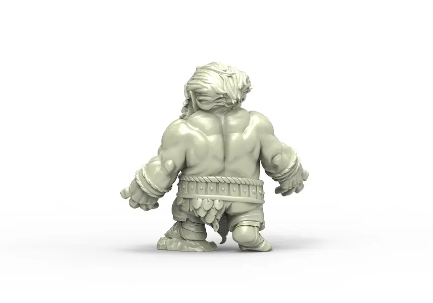 [Loong Way Miniatures] Durgin краска Кузница ученик Vidarr 32 мм Смолы миниатюрный|Аксессуары для