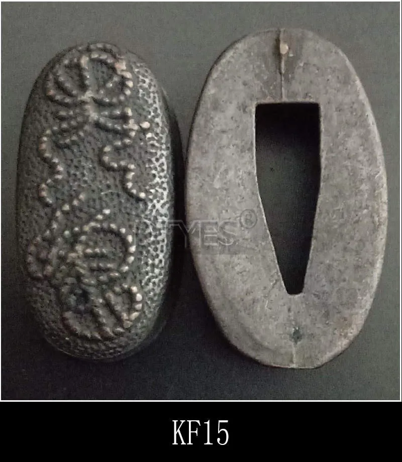 Пара сплава аксессуары для мечей нежные Fuchi& Kashira для японского самурая меч катана вакизаши Танто ручка KF01-KF20