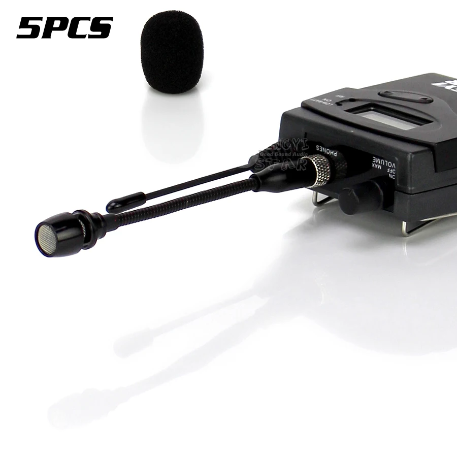 5 шт. беспроводная система с микрофоном 3 мм|microphone system|recorder studiosinging microphone |