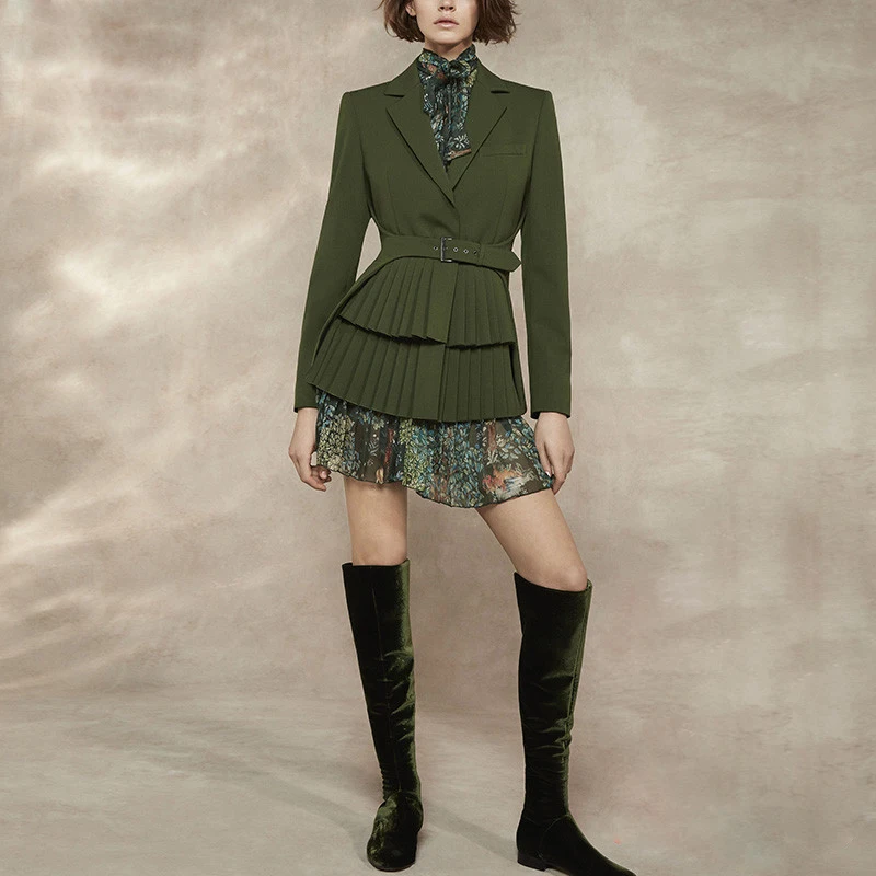 Новинка комплект женской одежды осень 2018 модные костюмы винтажный из 2 предметов