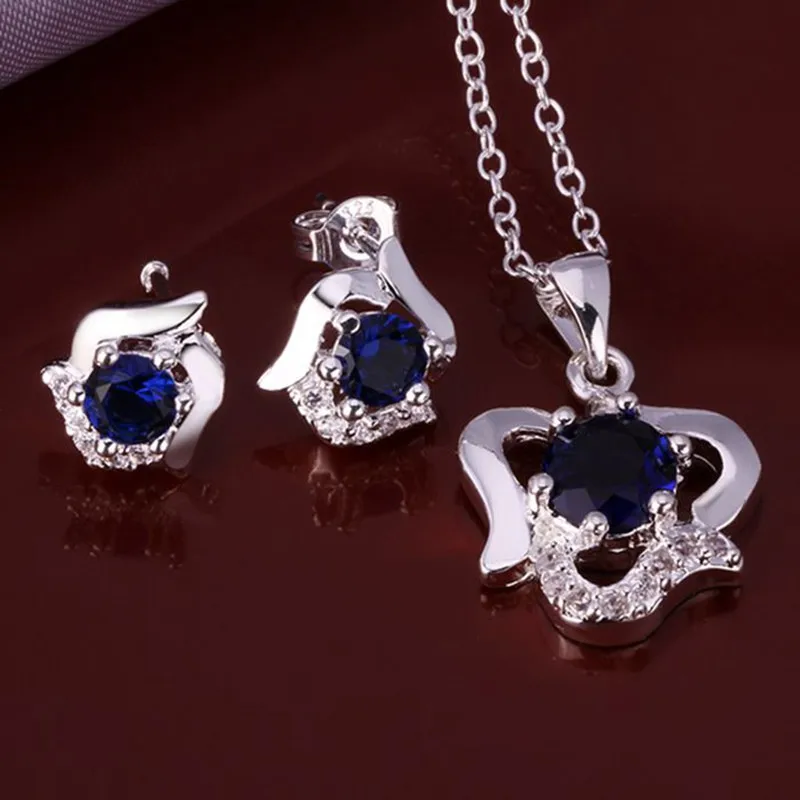 Ювелирные наборы с серебряным покрытием ювелирный набор из стерлингового