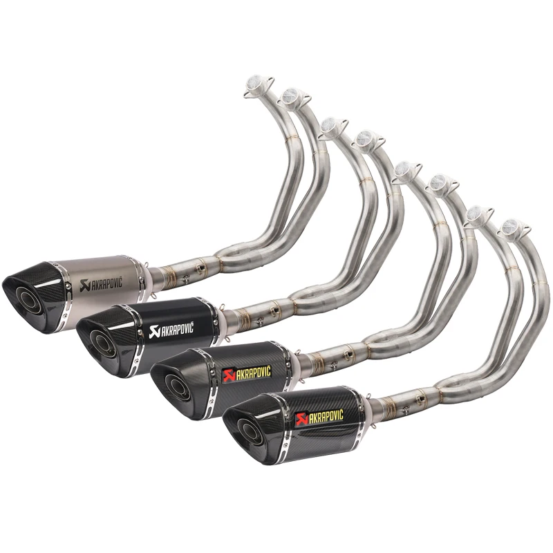 Лазерная система глушителя для мотоцикла с передней трубой Yamaha MT 07 FZ 2014 2018 XSR700 2016