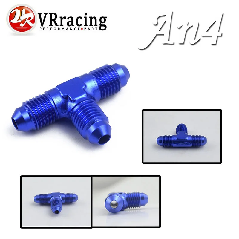 VR AN 4 AN4 вспышка тройник т шт адаптер фитинги все мужские SL824 04 011|adapter fitting|vr racingan