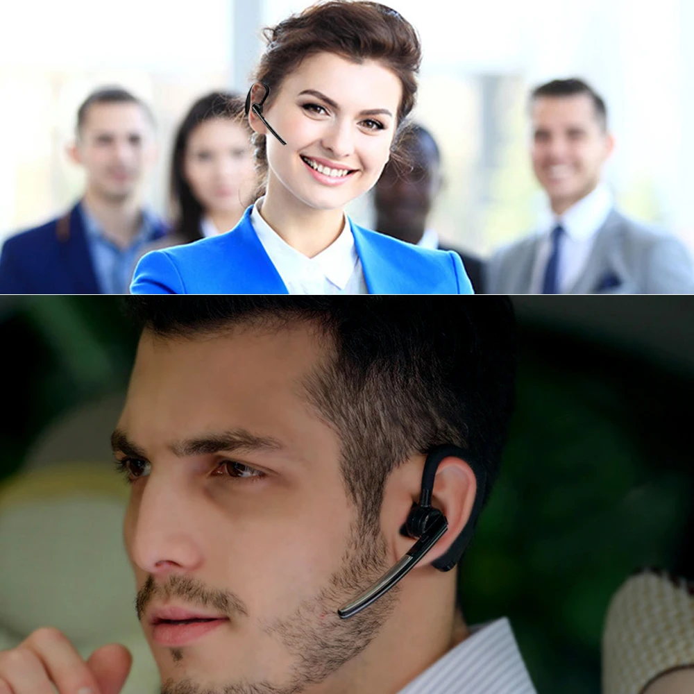 Беспроводная Bluetooth гарнитура с микрофоном и голосовым управлением|stereo earphone|earphone