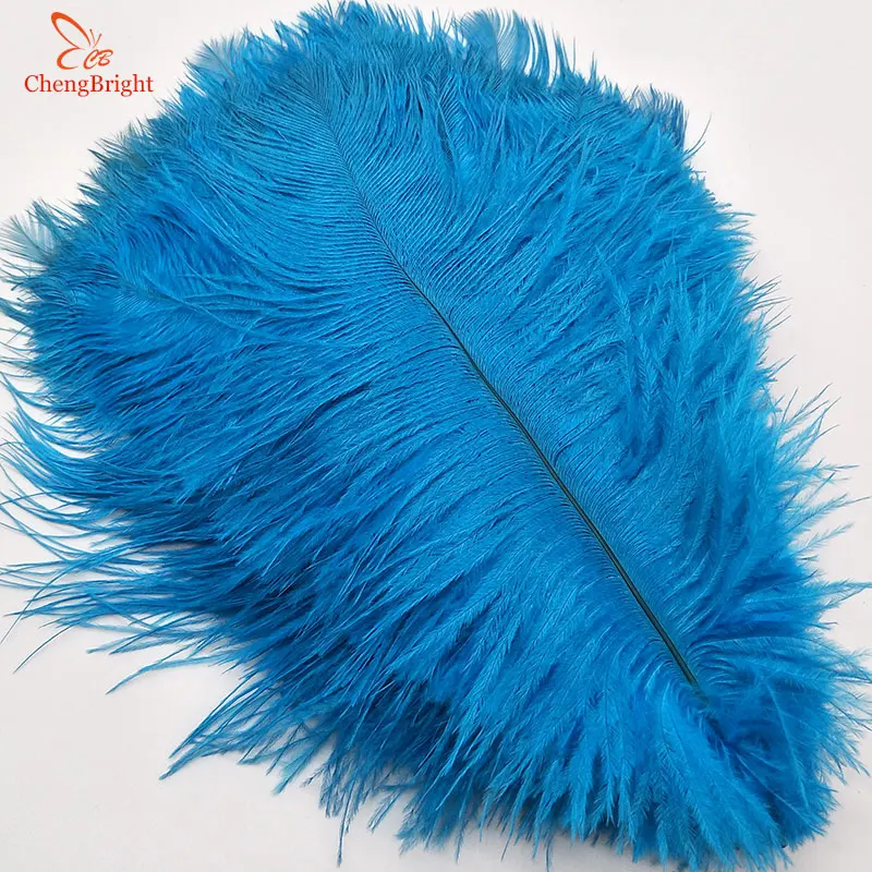 ChengBright-plumas de avestruz para fabricaci&oacute;n de joyas, accesorios de fiesta de boda, decoraci&oacute;n de boda, 25-30CM/10-12 pulgadas, 100 Uds.-2
