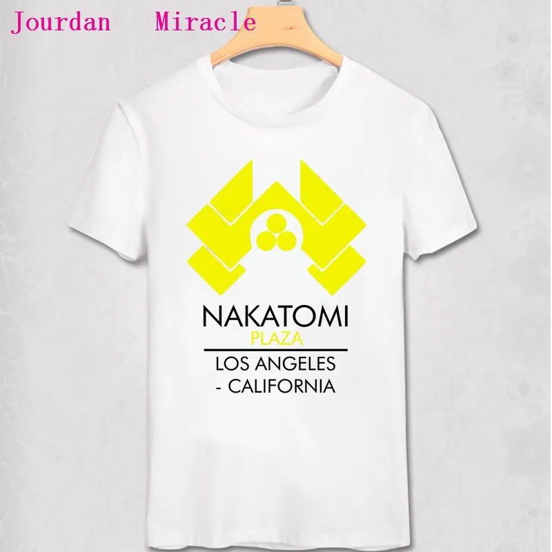 NAKATOMI футболка с логотипом Накатоми Плаза Защитная для мужчин жесткий Брюс Уиллис