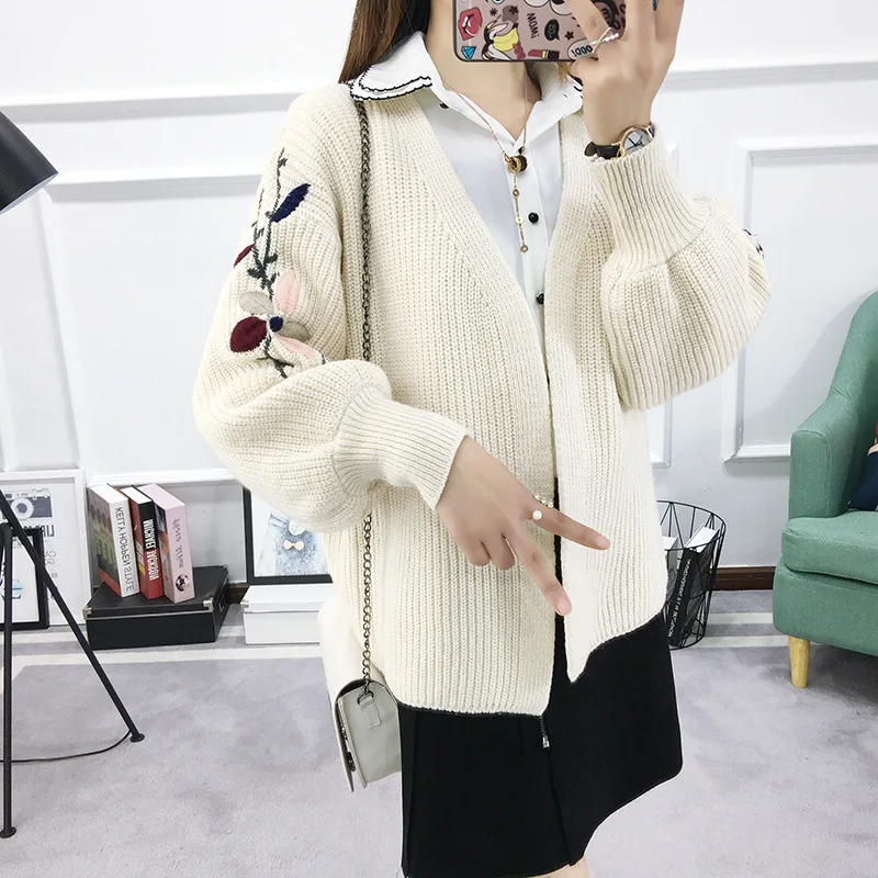 2019 Women Cardigans Autumn Korean Female Casual Fashion Sweater Ladies Leisure |
