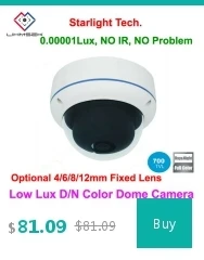 Lihmsek с фиксированным объективом 700TVL sony CCD Открытый низкий люкс День Ночь цветное изображение пуля камера Звездный светильник низкий светильник Водонепроницаемая камера