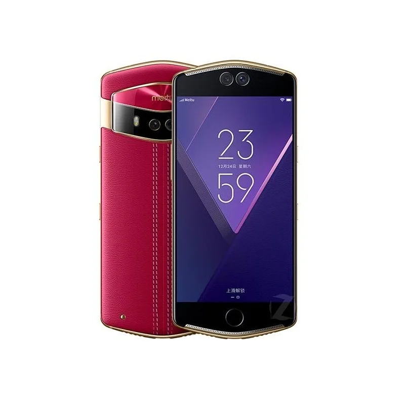red Meitu V6 5,5 дюймов 3000 мАч Helio x30 tien core cpu 6G+ 128G 21MP Косметическая камера многоязычный чистый необновляемый чистый выпуск - Цвет: red