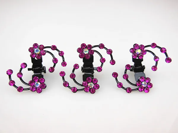 12 шт. заколки Крабики для волос с кристаллами|fashion hair pins|hair pinspin |