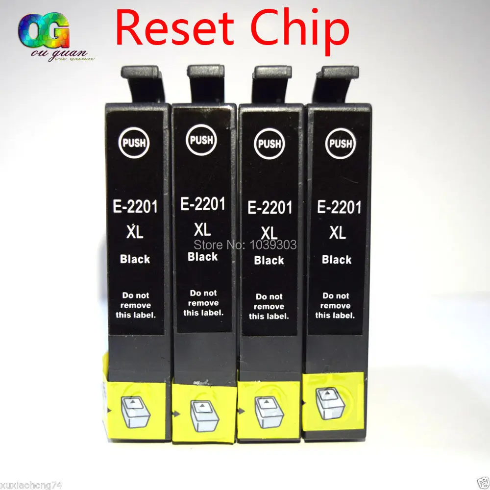 Чернильный картридж 4 blak T220XL BK 220 XL совместим с Epson|ink cartridge|compatible ink cartridgeprinter |