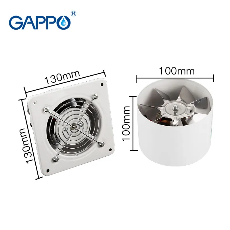 4 дюймовый вытяжной вентилятор бесшумный настенный экстрактор окна Ванная