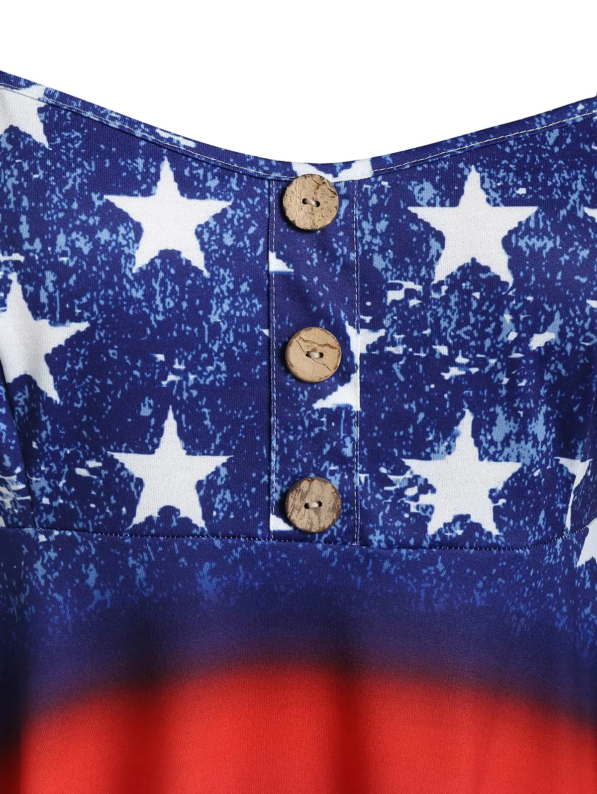 Женский Асимметричный топ с американским флагом ROSEGAL длинный без рукавов лето 2019