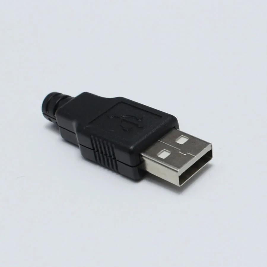 10 шт. DIY USB тип A сварочный Тип штекер 3 в 1 разъем адаптер для OD 0 мм провод черный