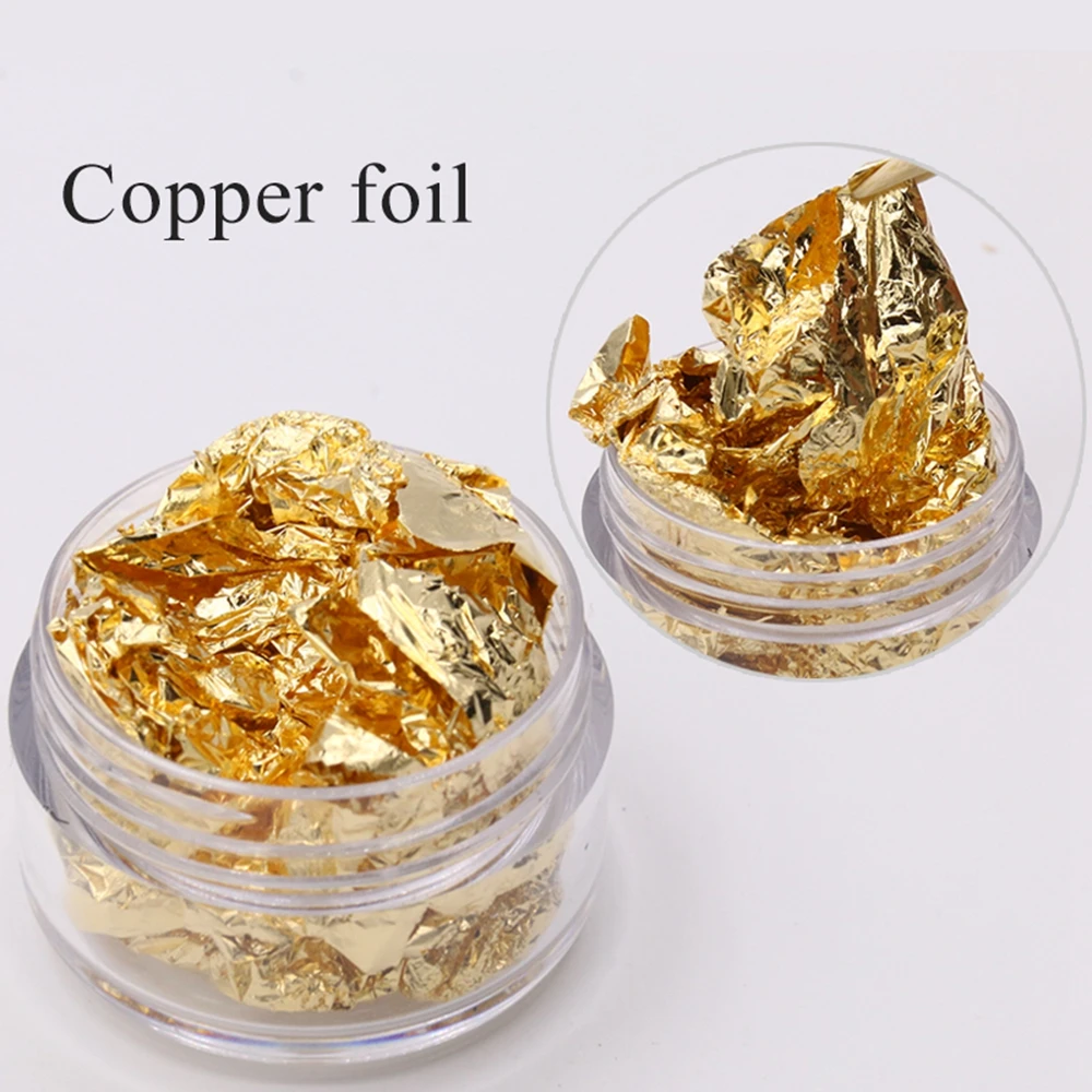 N-Foil01 MIZHSE 1 коробка Золотой Серебристый неправильной формы алюминиевая фольга бумага шелковые полосы линии дизайн ногтей стикер Corlor оболочки кусок украшения ногтей - Цвет: N-Foil01