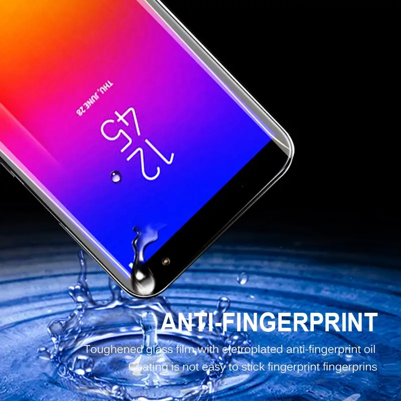 Защитное стекло с закругленными краями 21D для samsung Galaxy J6 J4 A8 A6 Plus A70 J7 A5 2017 A7 2019