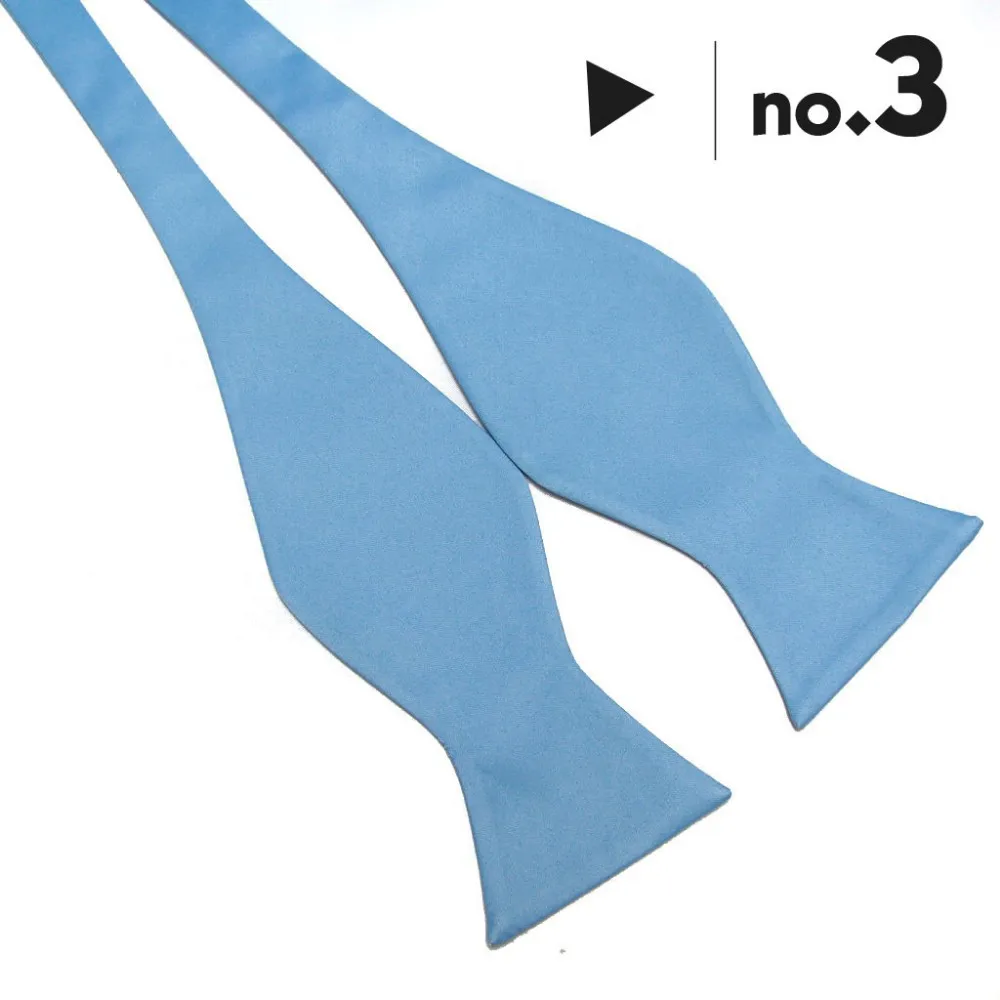 No3 10 цветов, мужские однотонные галстуки-бабочки, галстук-бабочка Gravata Borboleta, черный, красный, белый - Цвет: No3