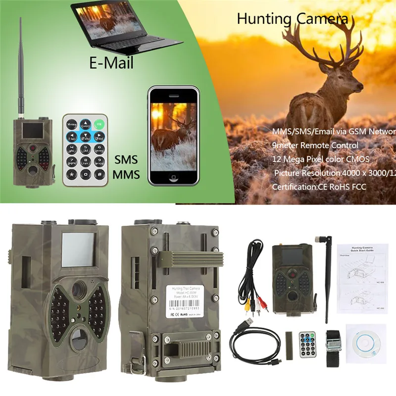 Skatolly HC-350G сенсор HD охотничья камера 3g SMS MMS GPRS дикой природы Trail Cam 16MP 1080P 0,5 s триггер беспроводная камера безопасности