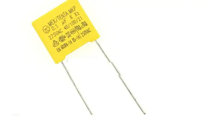

safety cap 275V 104K 0.1uf X2 safety capacitor 275V104K 10MM capacity 275VAC capacitors