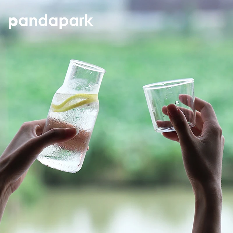 2 шт./компл. 2018 Новинка Pandapark стеклянные бутылки стаканы для красного вина