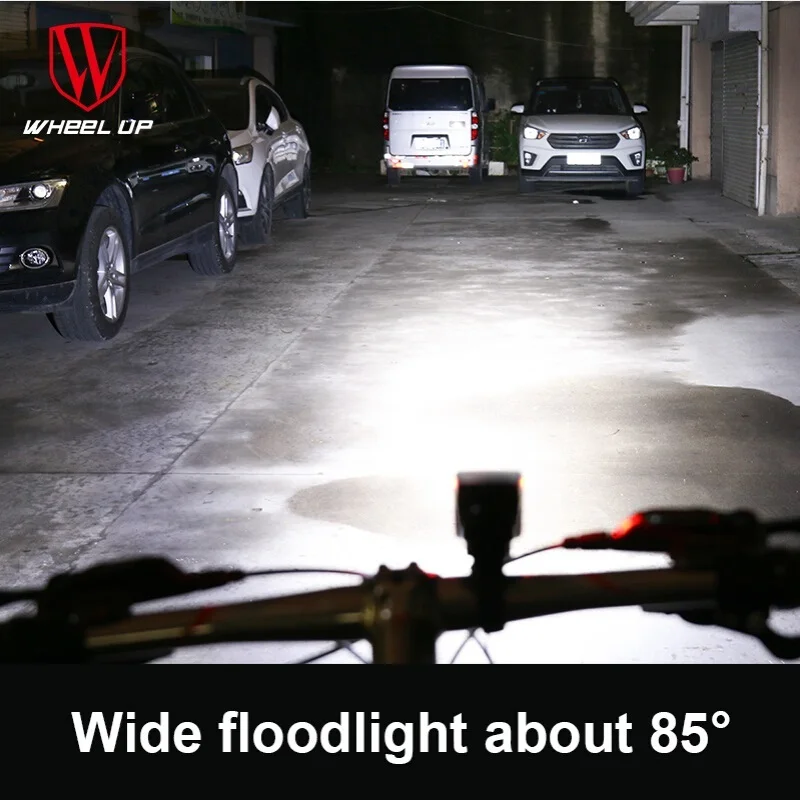 Колеса до велосипед Рог фар USB Перезаряжаемые светодиодный светильник IPX5 350 люмен